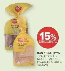 Carrefour Market Schar pan sin glúten tradicional/ multigranos paquete oferta