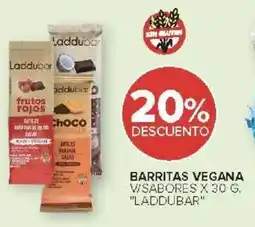 Carrefour Market Laddubar barritas vegana v/sabores oferta