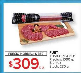 Carrefour Fuet oferta