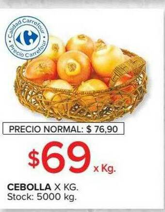 Carrefour Cebolla oferta