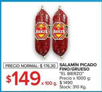 Carrefour Salamín Picado Fino Grueso oferta