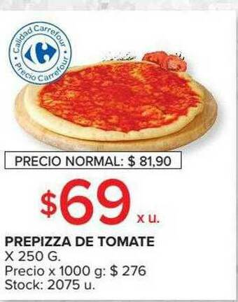 Carrefour Prepizza De Tomate oferta