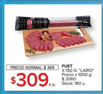 Carrefour Market Fuet Lario oferta