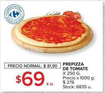 Carrefour Market Prepizza De Tomate oferta