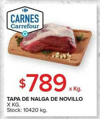 Carrefour Market Tapa De Nalga De Novillo oferta