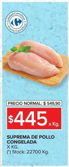 Carrefour Market Suprema De Pollo Congelada oferta
