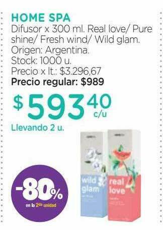 Farmacity Home Spa Difusor -80% En La 2da Unidad oferta