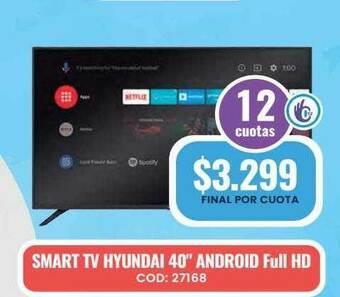 Maxiconsumo Smart Tv Hyundai 40 oferta