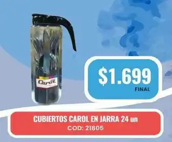 Maxiconsumo Cubiertos Carol En Jarra oferta