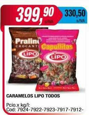Maxiconsumo Caramelos Lipo Todos oferta