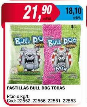 Maxiconsumo Pastillas Bull Dog Todas oferta