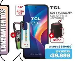 Naldo Lombardi Tcl - k70 + funda afa oferta
