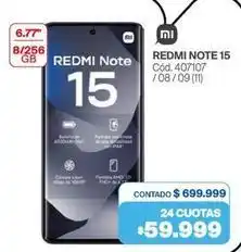 Naldo Lombardi Redmi note 15 cód. 407107 /08/09 (11) oferta