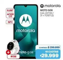 Naldo Lombardi Motorola - moto g06 cód. 407130 / 31 + 701871 (3) oferta