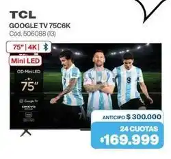 Naldo Lombardi Tcl - google tv 75c6k cód. 506088 (13) oferta