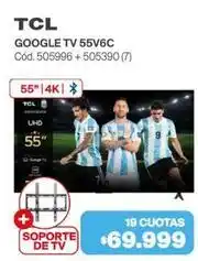 Naldo Lombardi Tcl - google tv 55v6c cód. 505996 + 505390 (7) oferta