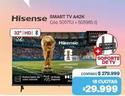 Naldo Lombardi Hisense - smart tv a42k cód. 505753 + 505985 (1) oferta