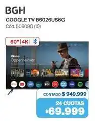 Naldo Lombardi Bgh - google tv b6026us6g cód. 506090 (10) oferta