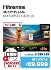 Naldo Lombardi Hisense - smart tv a64n cód. 505754 + 505390 (5) oferta
