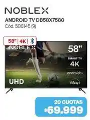 Naldo Lombardi Noblex - android tv db58x7580 cód. 506145 (9) oferta