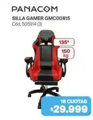 Naldo Lombardi Panacom - silla gamer gmc00815 cód. 505914 (3) oferta