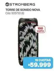 Naldo Lombardi Stromberg - torre de sonido nova c	ext{ód}. 505730 (6) oferta