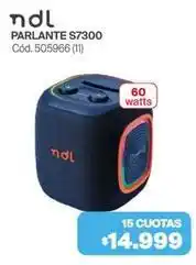 Naldo Lombardi Parlante s7300 cód. 505966 (11) oferta