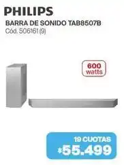 Naldo Lombardi Philips - barra de sonido tab8507b cód. 506161 (9) oferta