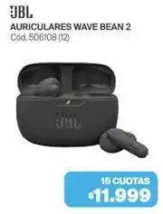 Naldo Lombardi Jbl - auriculares wave bean 2 cód. 506108 (12) oferta