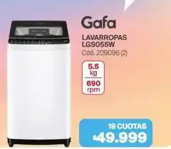 Naldo Lombardi Gafa - lavarropas lgs055w cód. 209096 (2) oferta