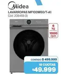 Naldo Lombardi Midea - lavarropas mf100w60/t-a1 cód. 208468 (3) oferta