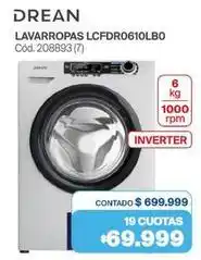 Naldo Lombardi Drean - lavarropas lc fdr0610lb0 cód. 208893 oferta