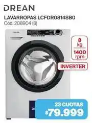 Naldo Lombardi Drean - lavarropas lc fdr0814sb0 cód. 208904 (8) oferta