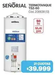 Naldo Lombardi Señorial - termotanque tsz-50 cód. 206638(13) oferta