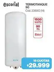 Naldo Lombardi Escorial - termotanque 90 cód.206912 (14) oferta