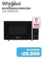 Naldo Lombardi Whirlpool - microondas wms20bs cód. 208374 (12) oferta
