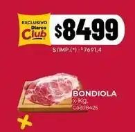 Diarco X$ - bondiola oferta