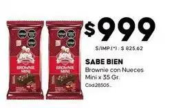 Diarco X$ - brownie con nueces mini x 35 gr. cod28505 oferta