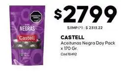 Diarco Castell - aceitunas negra doy pack oferta