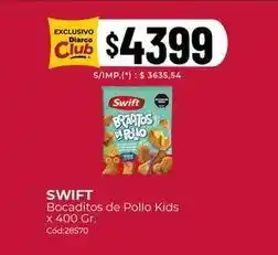 Diarco Swift - bocaditos de pollo kids oferta