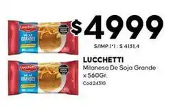 Diarco Lucchetti - milanesa de soja grande oferta