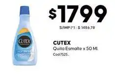 Diarco Cutex - quita esmalte x 50 ml. cód:7525 oferta