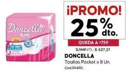 Diarco Doncella - toallas pocket x 8 un. cod.59490 oferta
