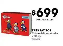 Diarco Tres patitos - fósforos edición mundial x 222 un oferta