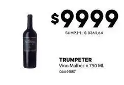 Diarco Trumpeter - vino malbec x 750 ml oferta