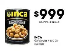 Diarco Inca - garbanzos oferta