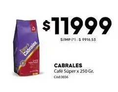 Diarco Cabrales - café súper oferta