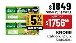 Diarco Knorr - caldo x 12 un oferta