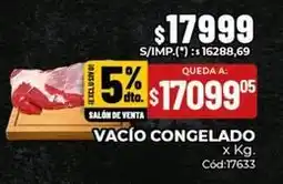Diarco X$ - vacío congelado oferta