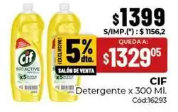 Diarco Cif - detergente x 300 ml oferta